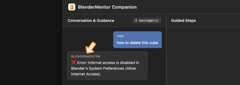 Internet Error